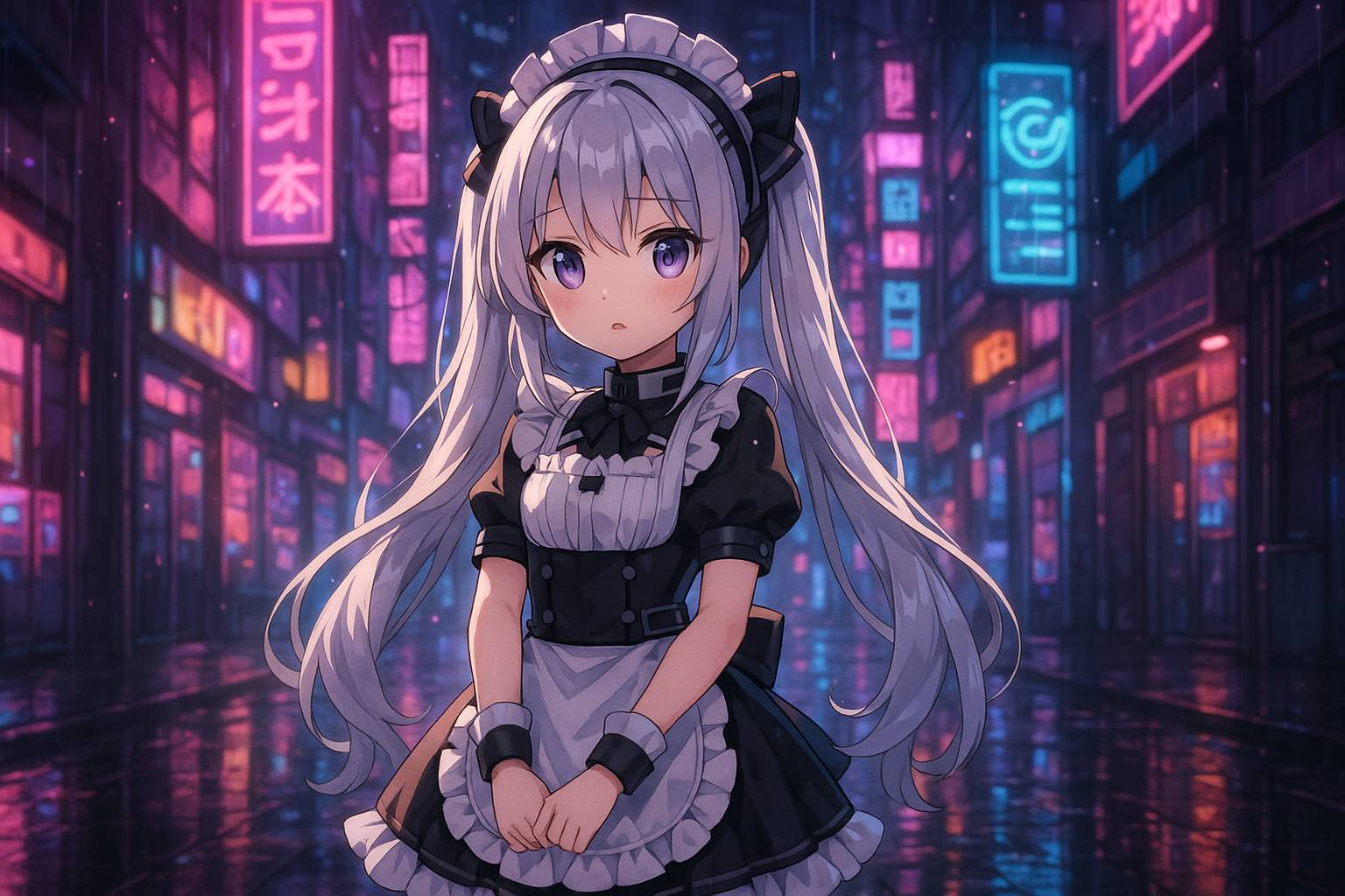 抖阴教程动漫 - 赛博朋克少女